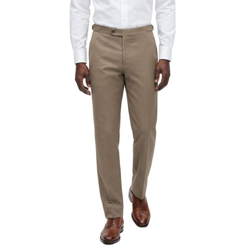 Todd Snyder Mens  Italian Mohair Wool-Blend Side Tab Trouser, Gray